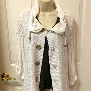 Tribal light beautiful cream sweater that can be worn with practically anything